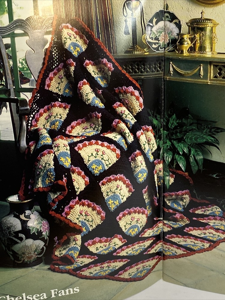 Red Heart Crochet Patterns Victorian Afghan Collection Pattern Book 368