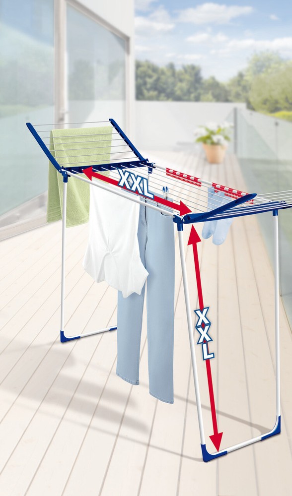 Leifheit Pegasus Solid MAXX 180 Airer Laundry Dryer Rack 81650