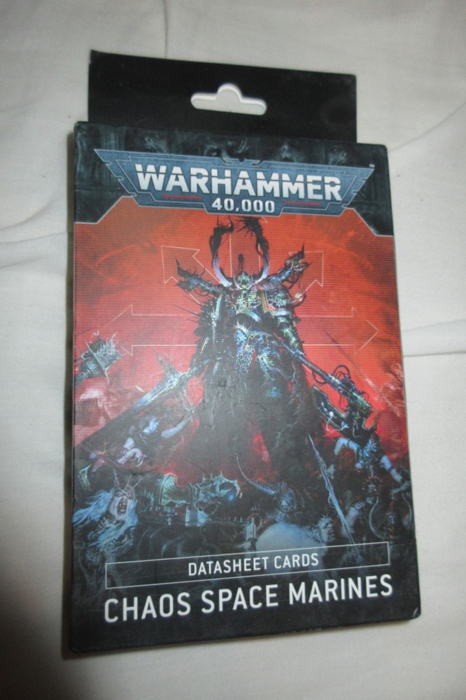 Warhammer 40K: Chaos Space Marines Datasheet Cards