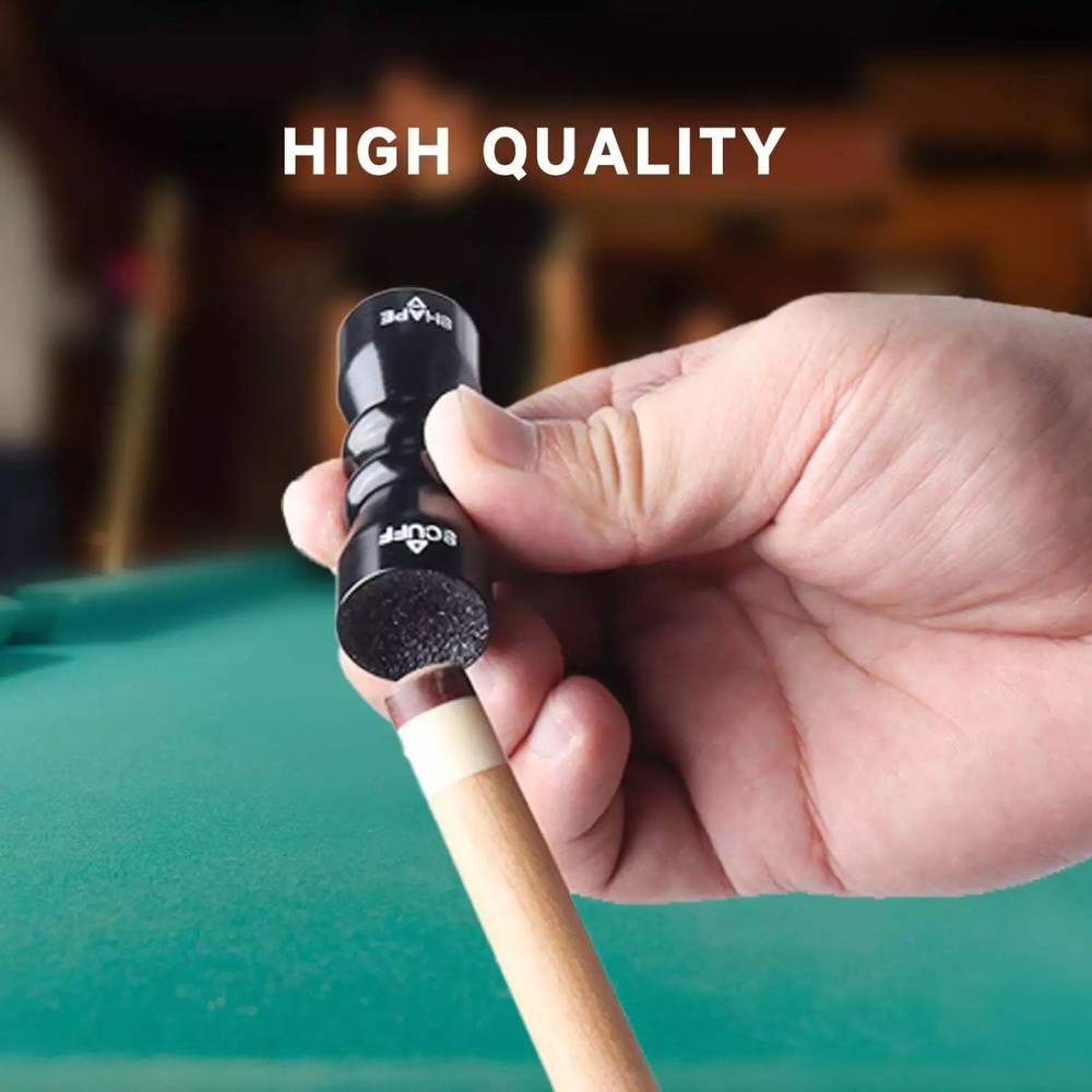 Black Billiard Pool Cue Tip Tool Scuffer Shaper Aerator Tip Pick Accessory