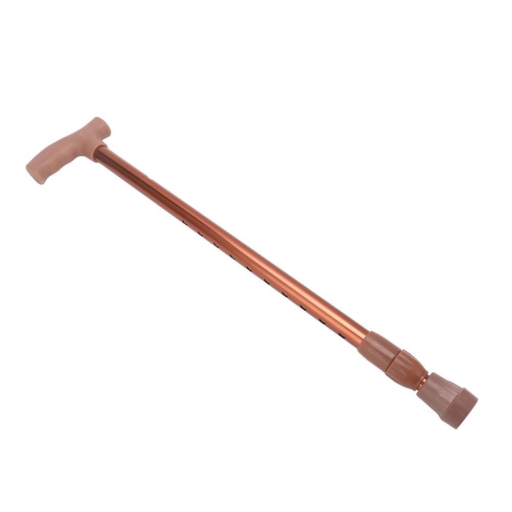 Walking Cane Adjustable Ergonomic Soft Rubber Hand Grip Lightweight Mobility OMO