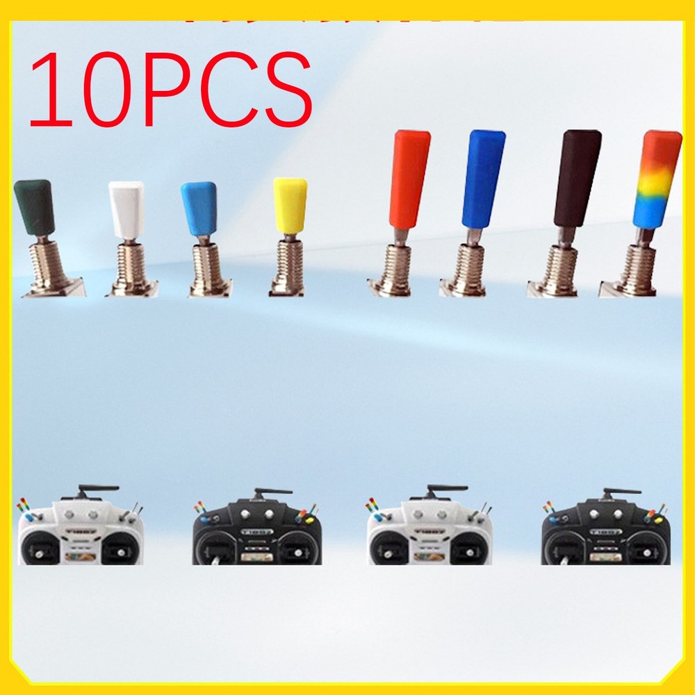 10 Pcs RC Transmitter Non-Slip Toggle Switch Covers for Radiomaster Flysky