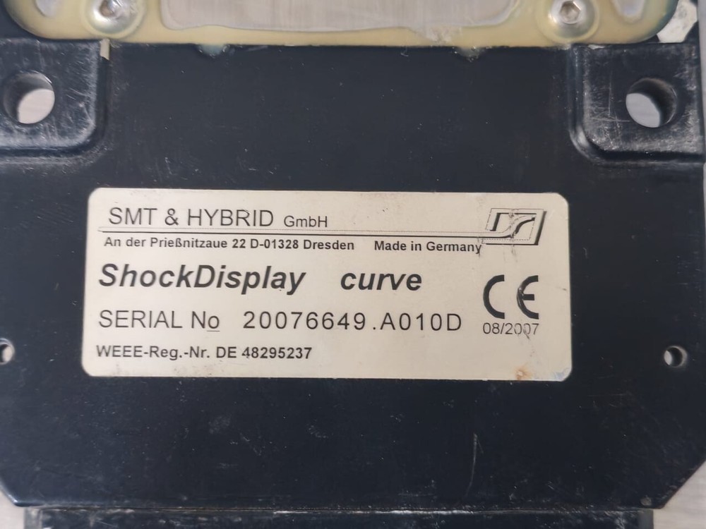 Monilog Shockdisplay Curve Data Logger -For Parts