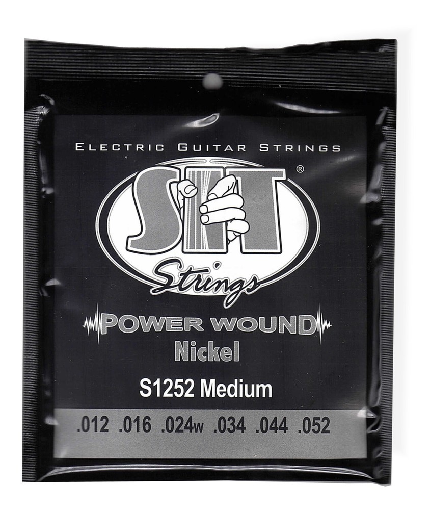 Guitar Strings Electric Power Wound SIT Medium Set S1252