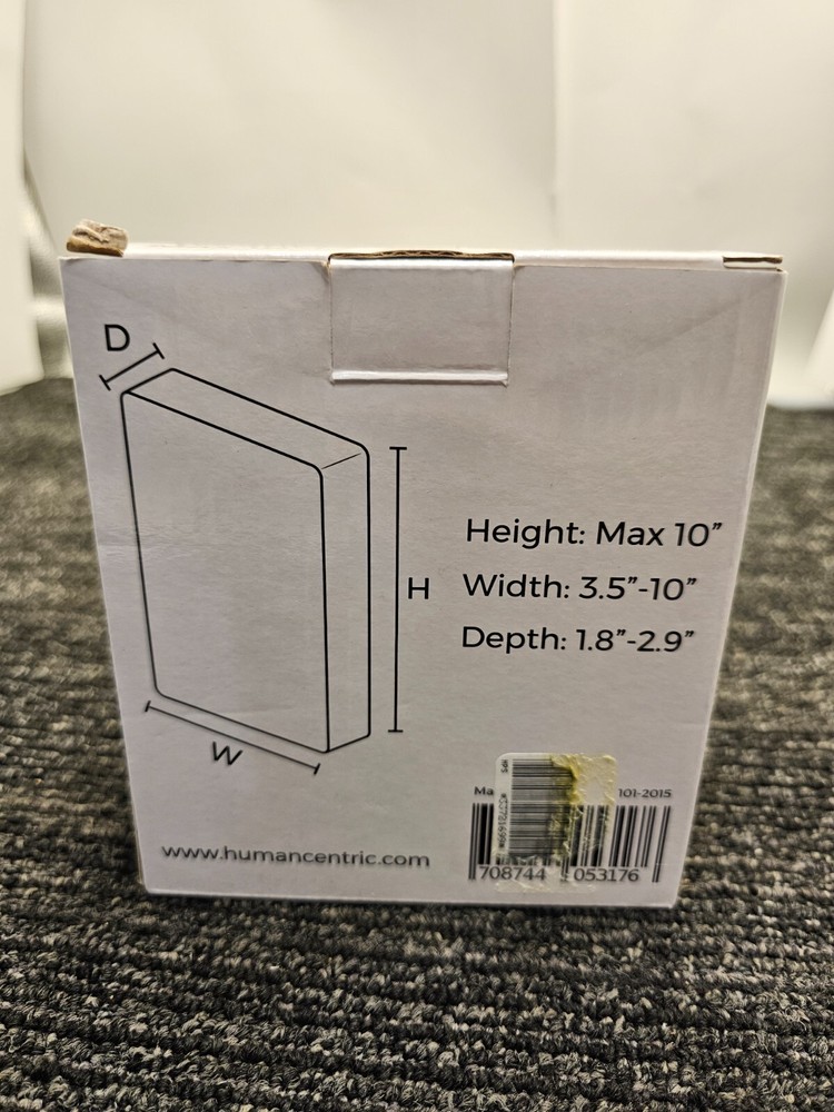 (QTY4)HumanCentric Cable Box/Modem Adjustable Wall Mount for Small/Wide Devices