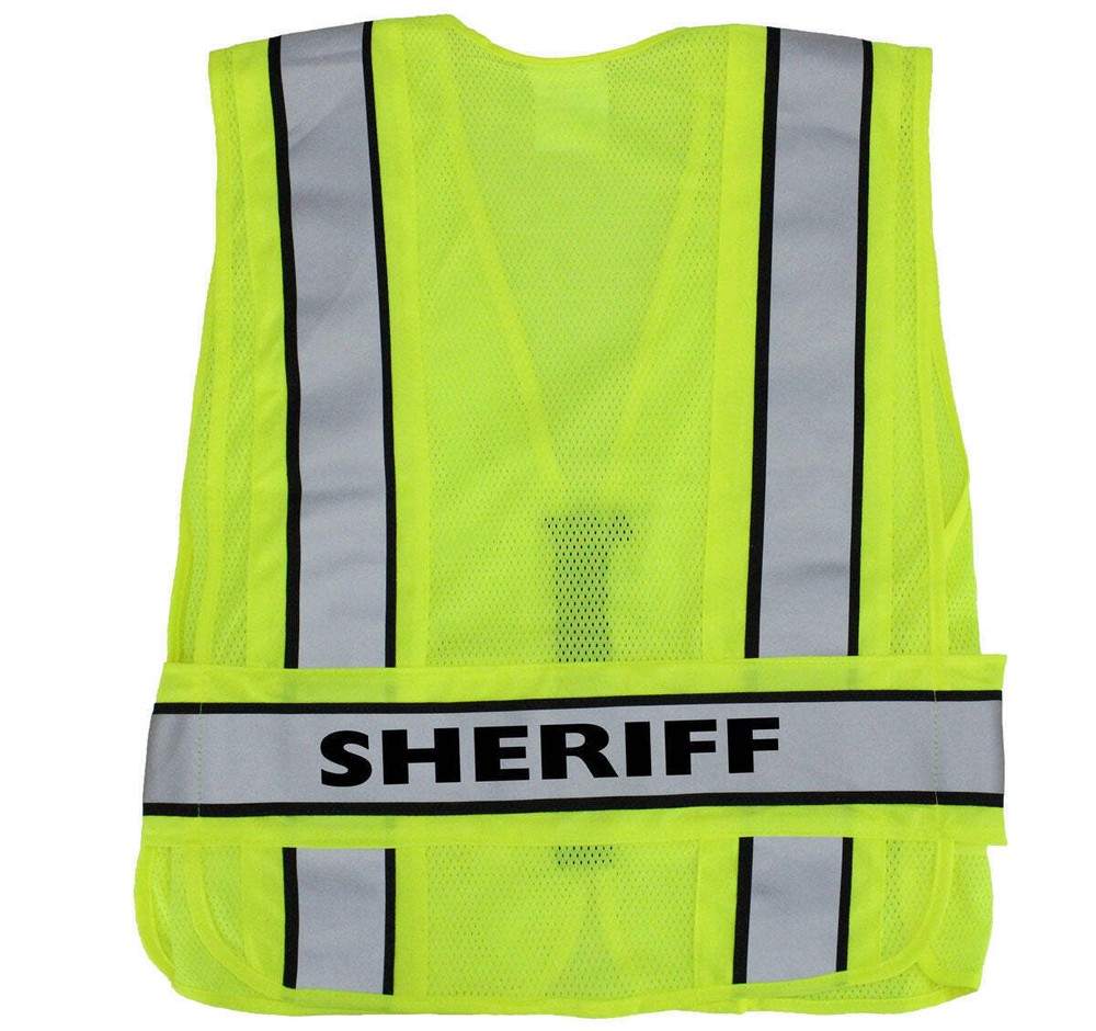 High Visibility Reflective Duty Safety Vests Plain and ID (Security)