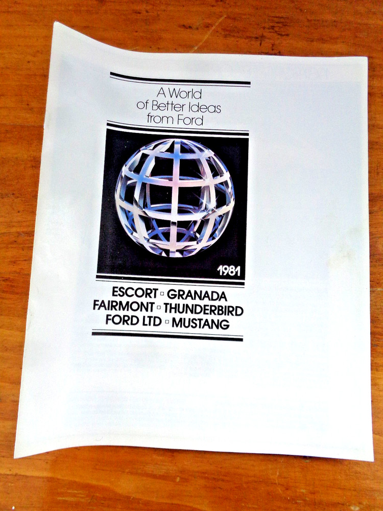 FORD Multiple Model Automobile Dealer Brochure 1981