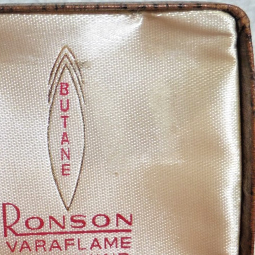 1960's,RONSON Varaflame Whirlwind Lighter Gift Box,Original Hard Case,Lighter