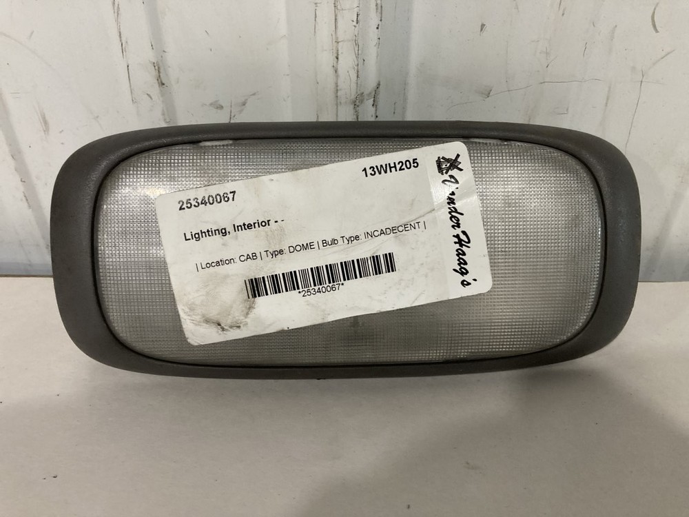 Freightliner CASCADIA CAB DOME Lighting, Interior - Used