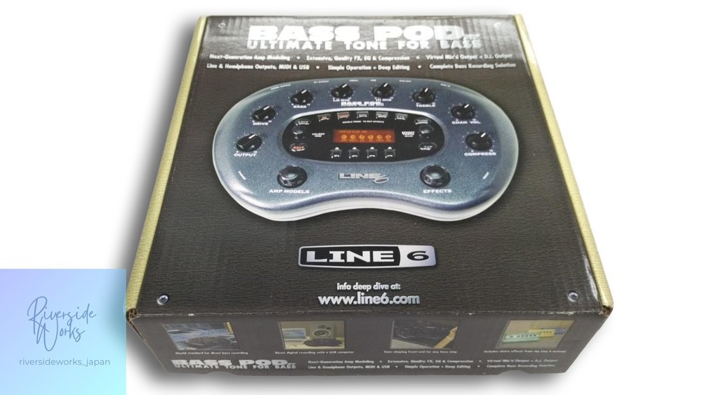 Line6 Bass POD XT Multi-Effects Processor Pedal Used JP