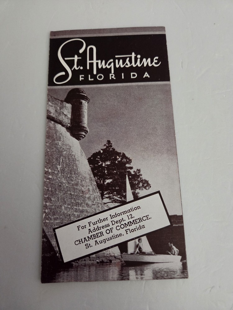 Small Vintage St. Augustine Brochure