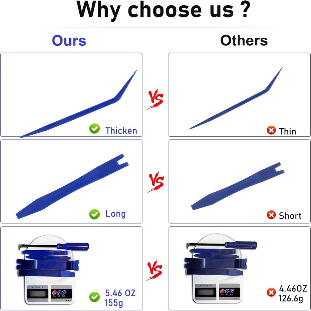 Car Interior Dismantling Tools Panel Clip Fastener Removal Dashboard Handle Tool