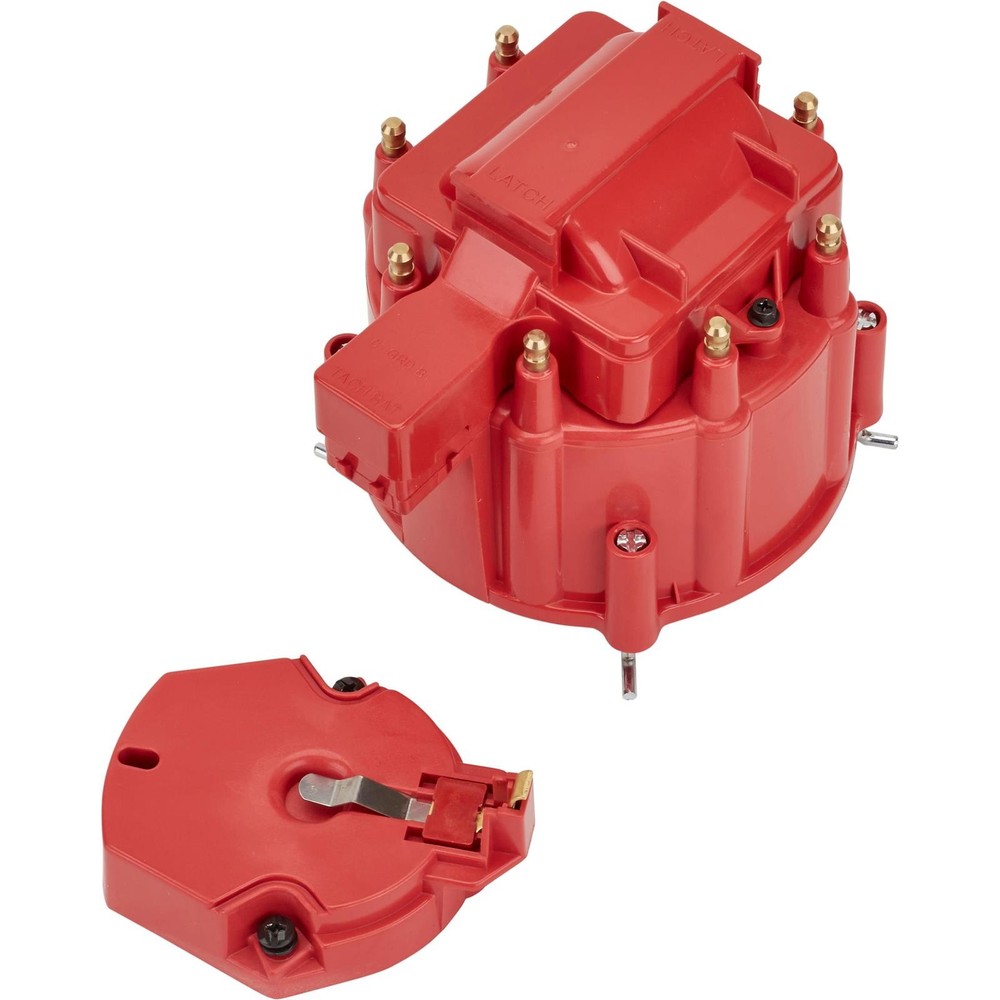 HEI Distributor & MSD Wire Kit, Red, Fits Small Block/Big Block Chevy