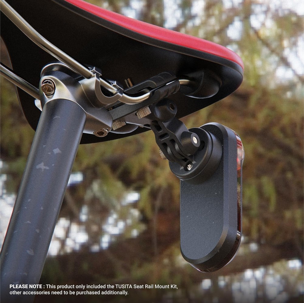 Durable Seat Rail Mount for Garmin Varia Tail Lights - Lightweight & Secure