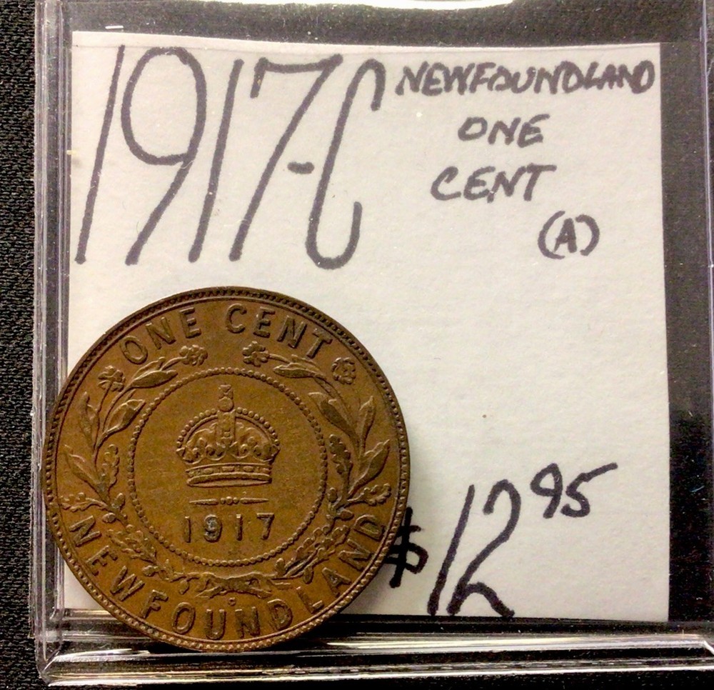 1917 C Newfoundland One Cent! ENN Coins