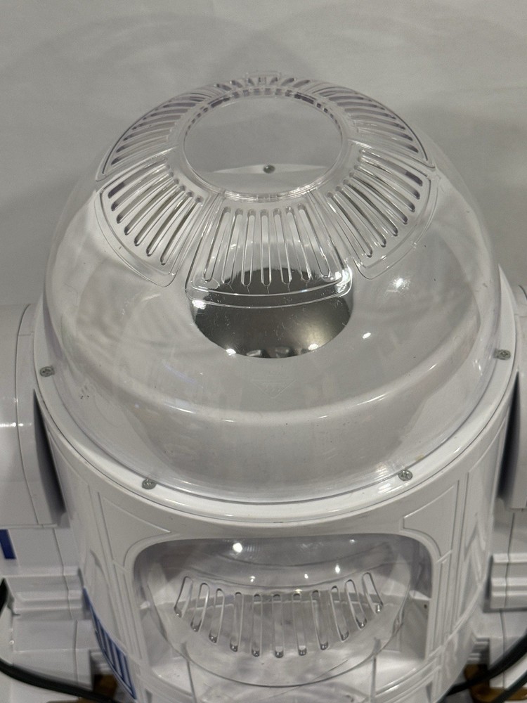 🍿 Star Wars R2-D2 Popcorn Maker – Works Great! Missing Scoop Lid