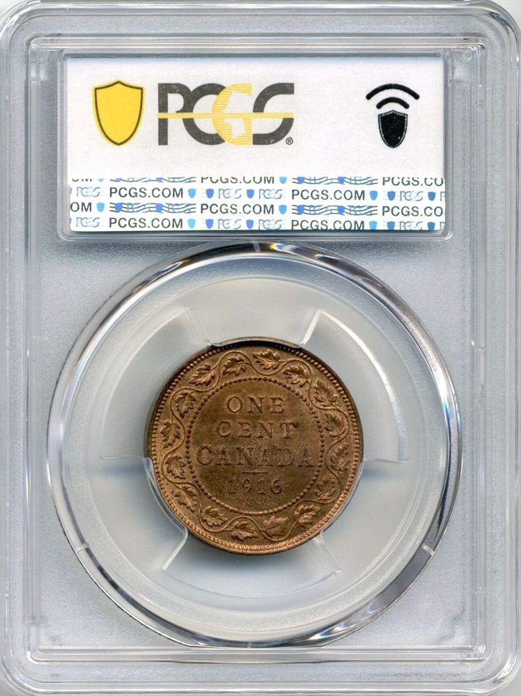 1916 Canada Large Cent - PCGS Choice Uncirculated MS 64 RB