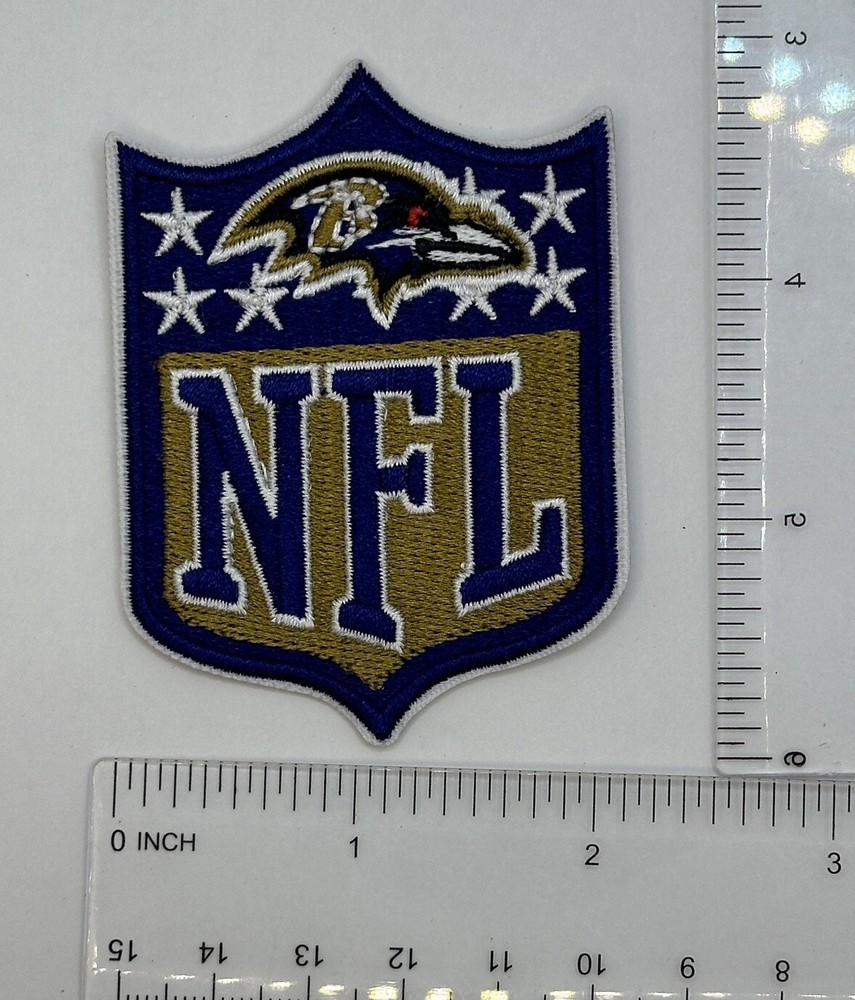 Baltimore Ravens NFL Patch 2” X3” Iron On NEW!