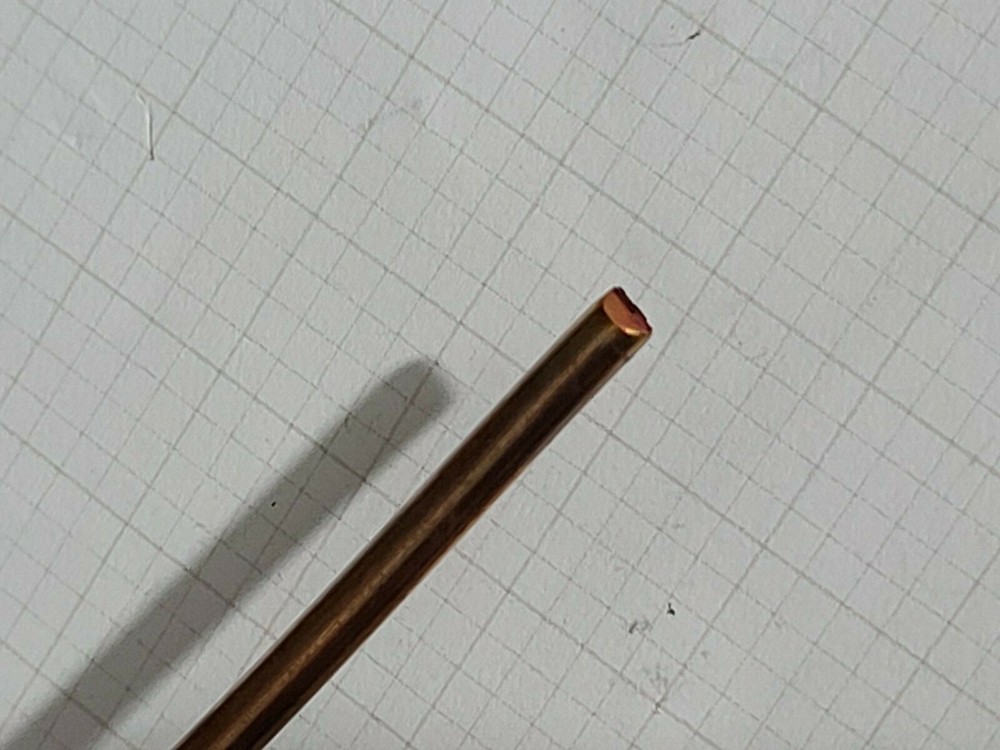 Nehring #6awg Solid Bare Copper Un-insulated Grounding/Bonding Wire /25ft