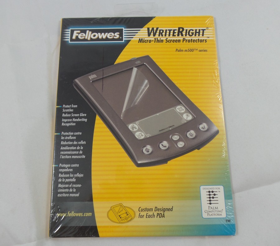 Fellowes WriteRight Micro-Thin Screen Protectors for Palm m505 (98081)