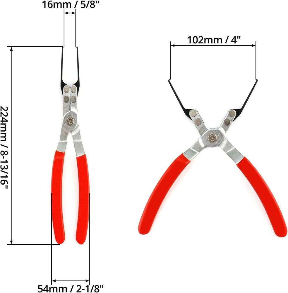 Compact and Strong Relay Puller Tool with Thin Jaws for Tight Spaces - 9-1/16"