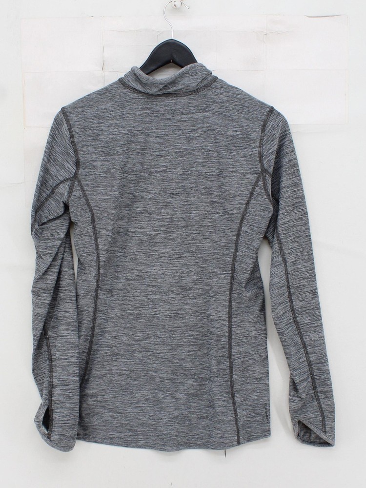The North Face Men's Loungewear M Grey Polyester with Elastane Mock Neck Basic