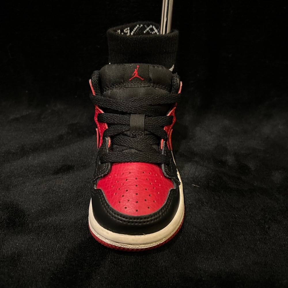 Jordan 1 Bred Mid Nike Custom Golf Sneaker Putter Cover