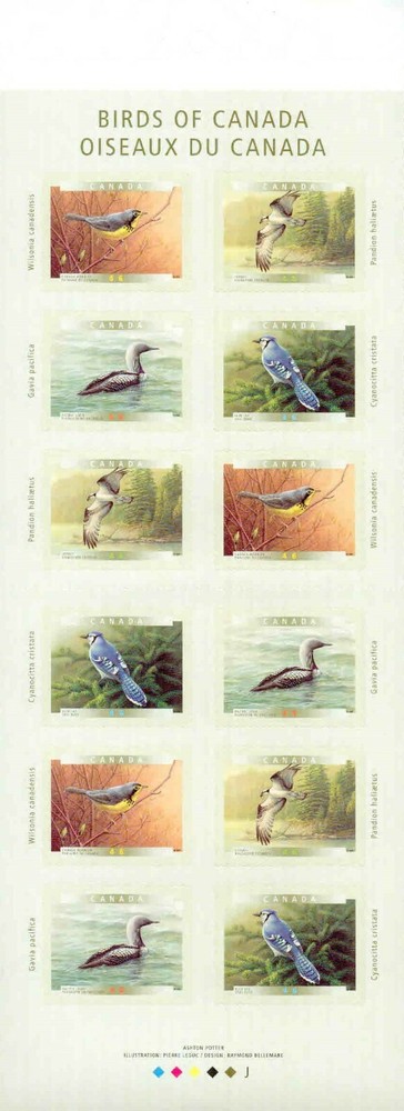 CANADA -2000- BIRDS OF CANADA BOOKLET - VF**