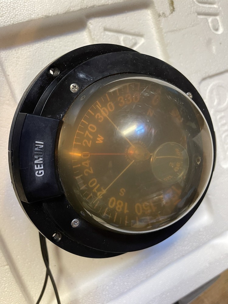 - Vintage Gemini Aqua Meter Compass - Marine -