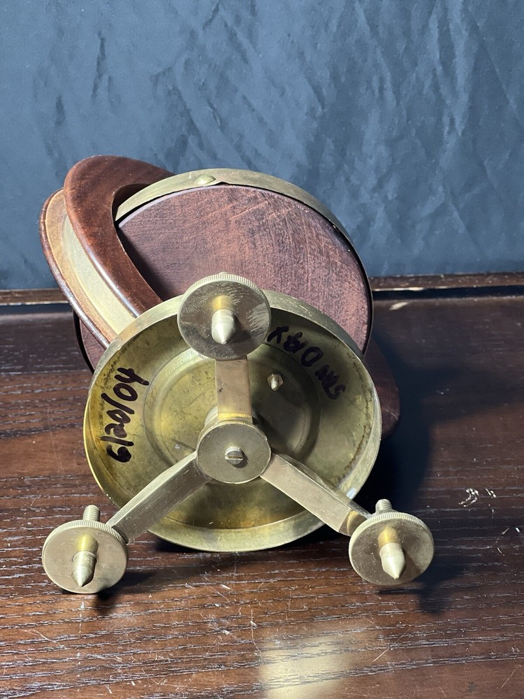 Decorative Brass Dialed Surveyors Compass