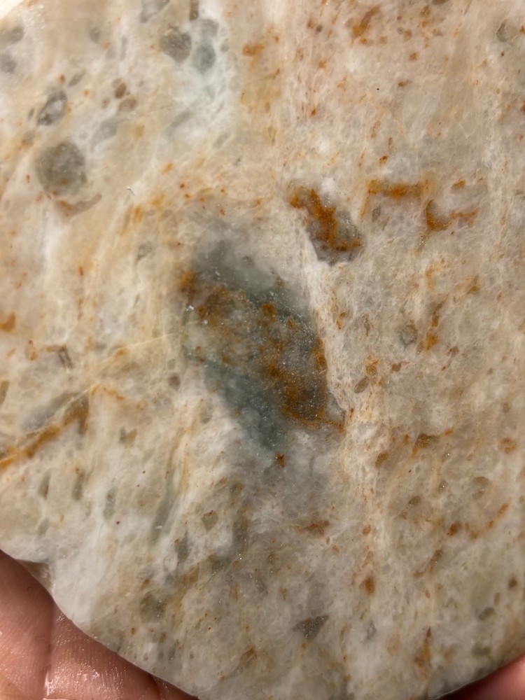 Simi-translucent Sillimanite Slab Cabbing Lapidary Combo Ship Avail