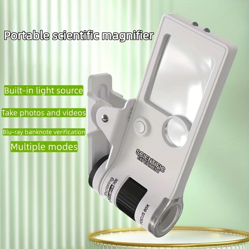 High-Magnification Sharp High-Quality Multi-Functional Portable Magnifying Glass