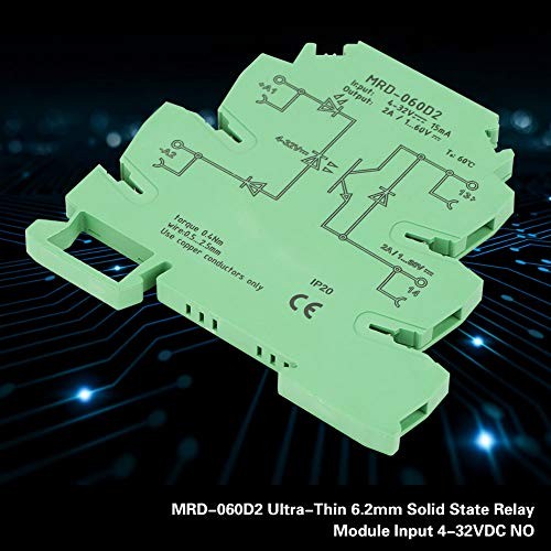 DIN Rail Relay Solid State DIN Rail Mount Relay, MRD-060D2 Ultra-Thin DIN Rail