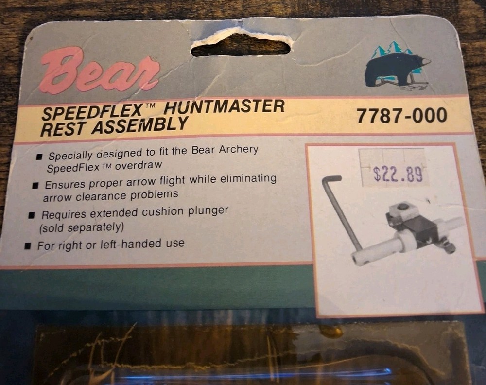 Bear Archery 7787-000 Speedflex Huntmaster Rest Assembly Ambidextrous