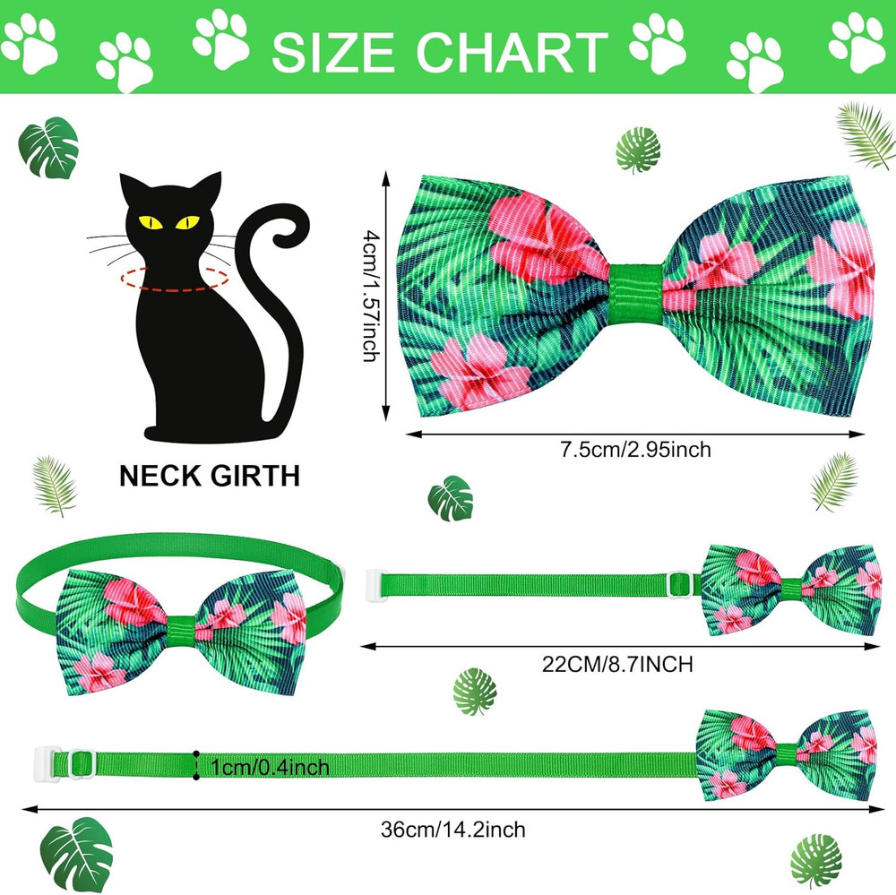300 Pcs Dog Bow Tie Collars Bulk for Dogs Adjustable Summer Spring Basic Dog Bow