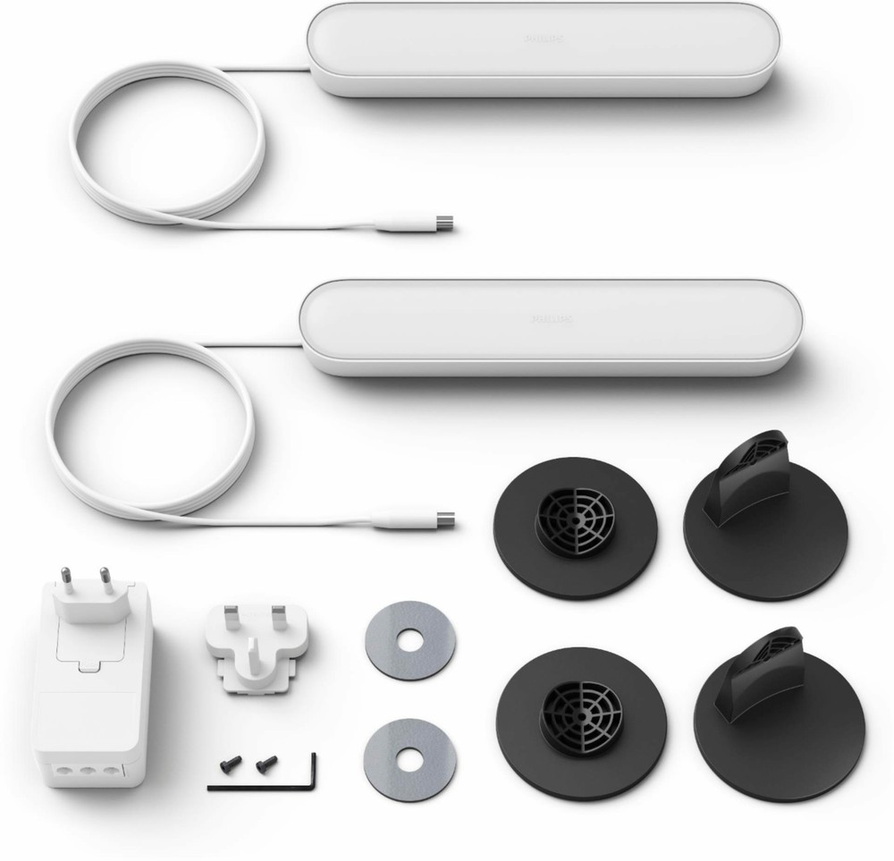 Philips Hue Play White & Color Ambiance Smart LED Light Bar 2-Pack