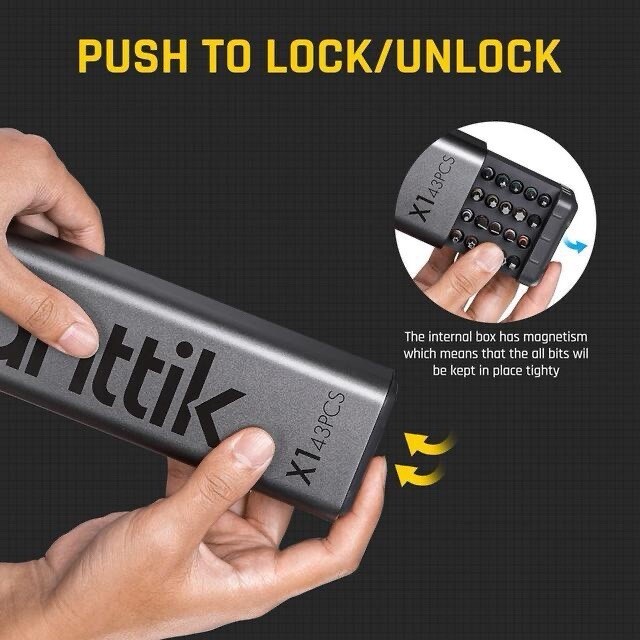 Fanttik 43Pcs Screwdriver Bit Set,