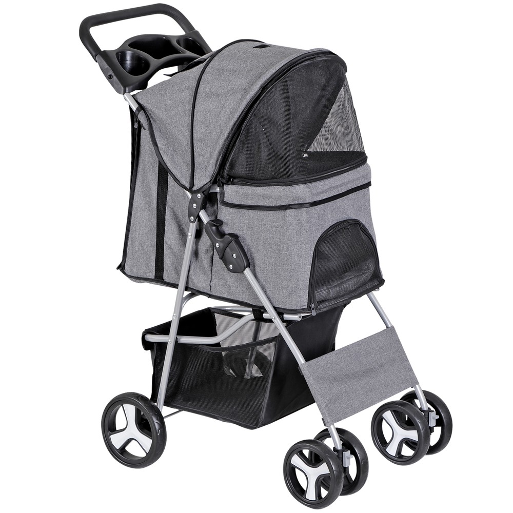 Pet Stroller for Medium Small Dogs Foldable 4 Wheels Dog Strollers Lightweight