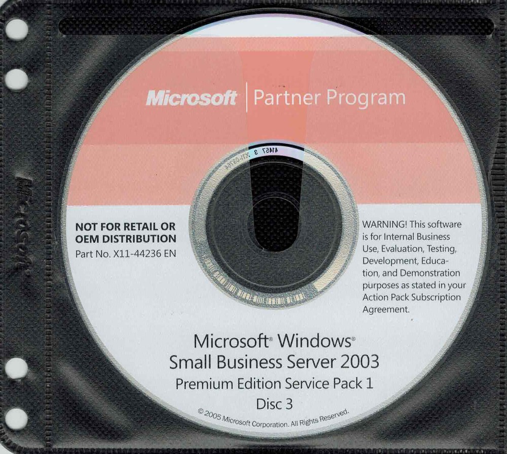 Microsoft Windows Small Business Server 2003 Standard Edition