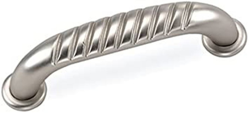 3" Milan Groved Top pull Satin Nickel