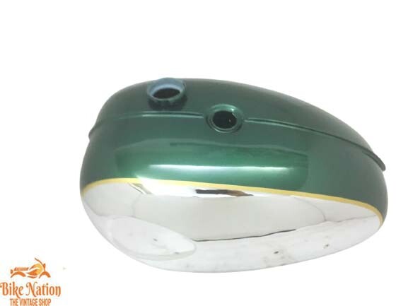 BSA A65 Thunderbolt British Green & Chrome Painted Tank |Fit For
