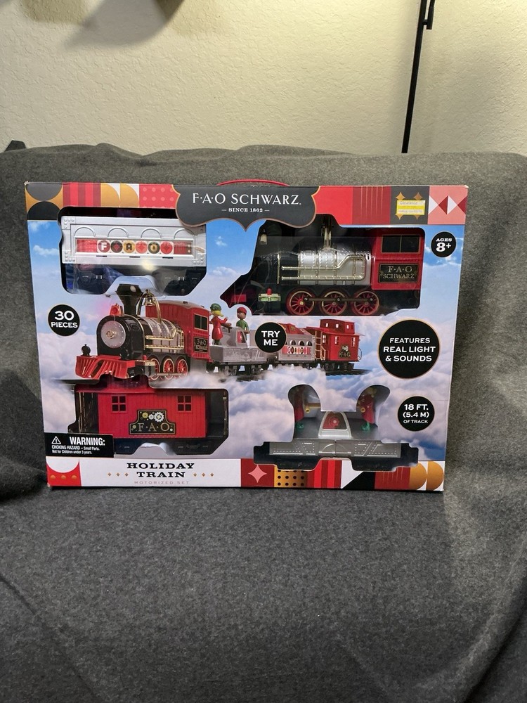 FAO Schwarz Classic Motorized Holiday Train Set