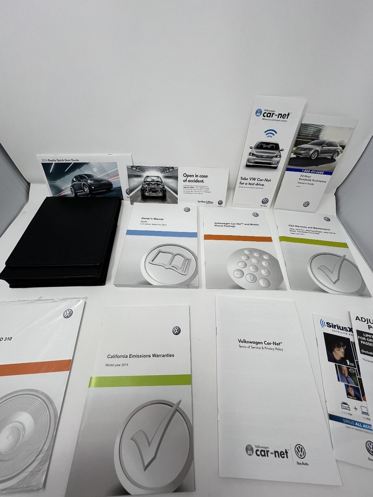 2014 Volkswagen Beetle Owner's Manual and Guides OEM