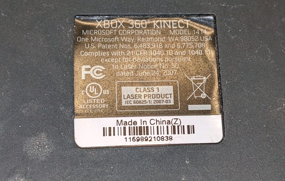 Official Microsoft Xbox 360 Kinect Motion Sensor Bar