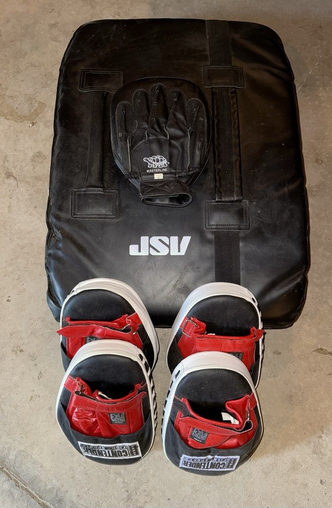 JSV Kick shield, Contender Air Mitts & Masterline focus mitt