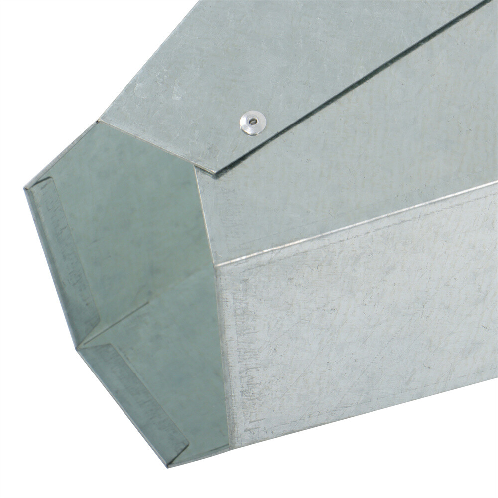 4 Pack Medium Chicken Cone Galvanized Steel Poultry Restraining Cone For Birds