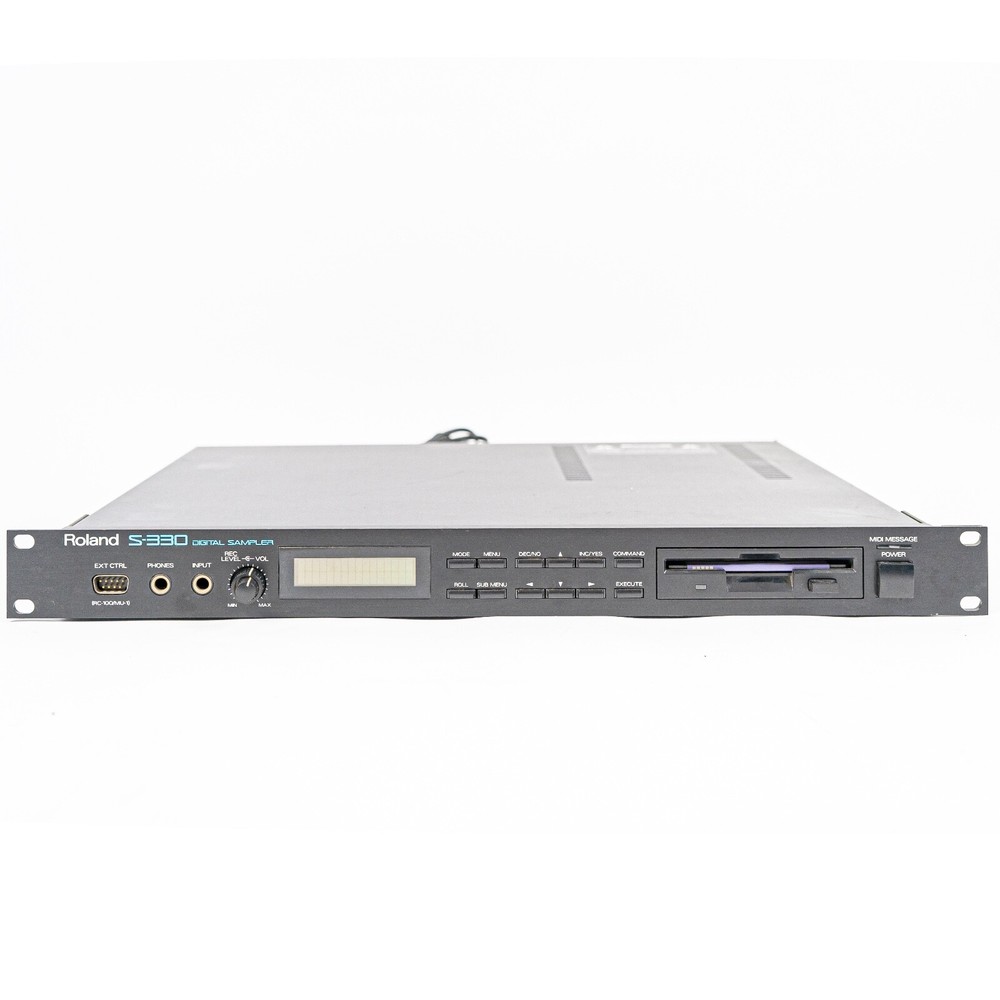 Roland S-330 Rack Mount Sampler - 80s Throwback Sampling Powerhouse