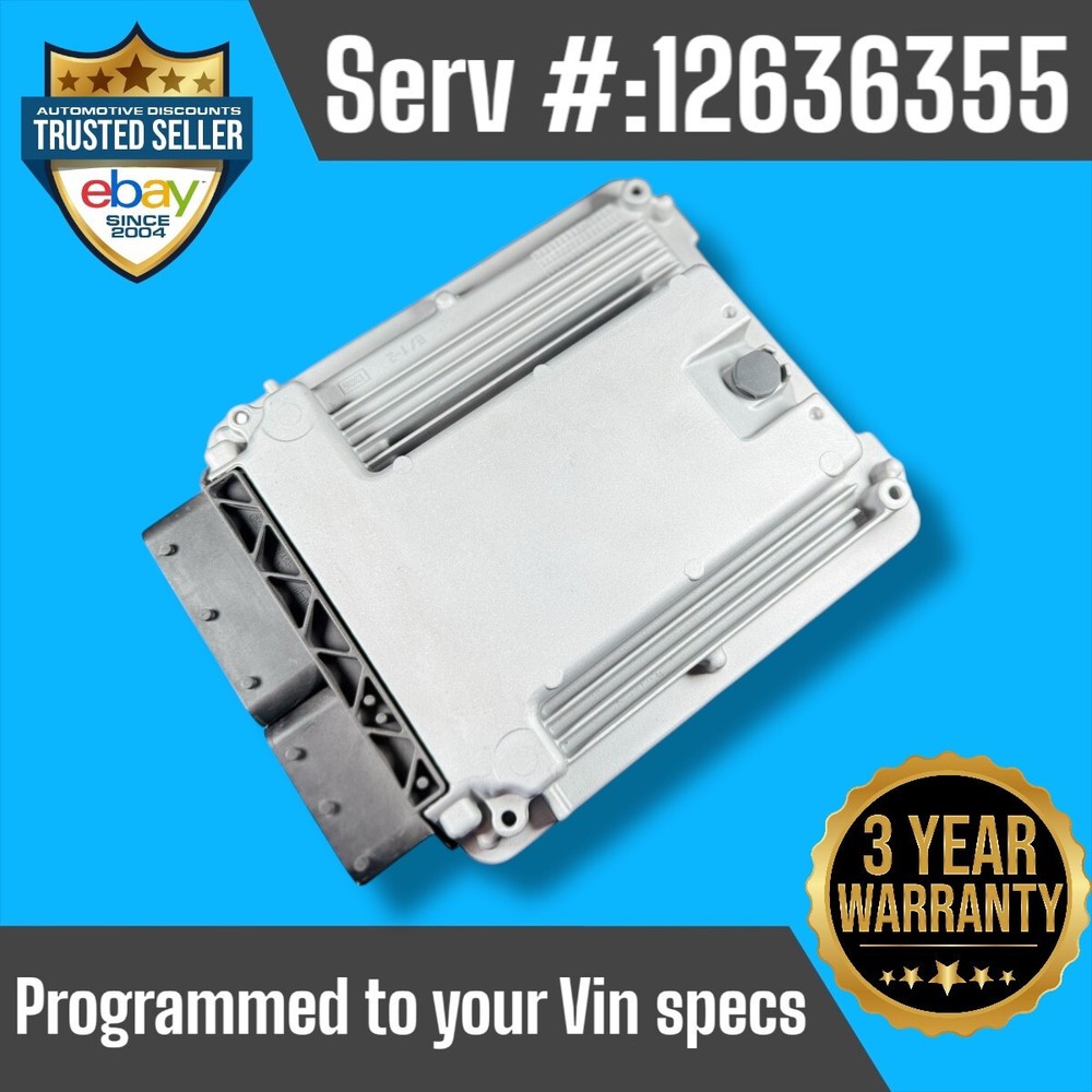 2011 Chevy Traverse Engine Computer ECU ECM PCM PROGRAMMED 12636355