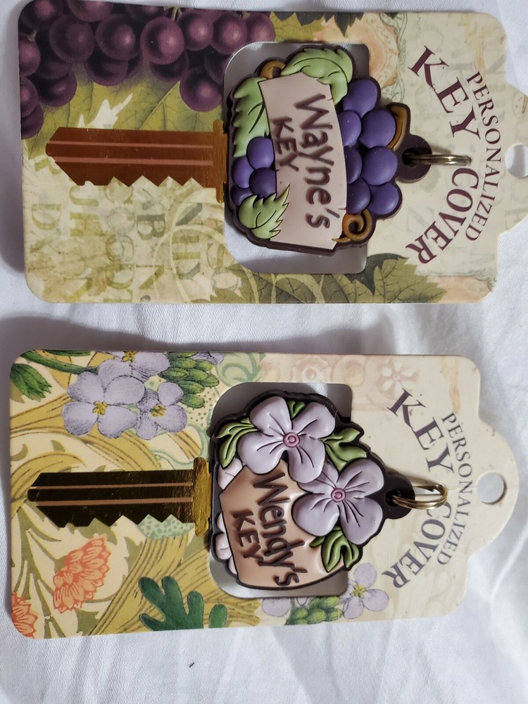 PERSONALIZED KEY COVERS NAMES THAT START WITH L,P ,M & V