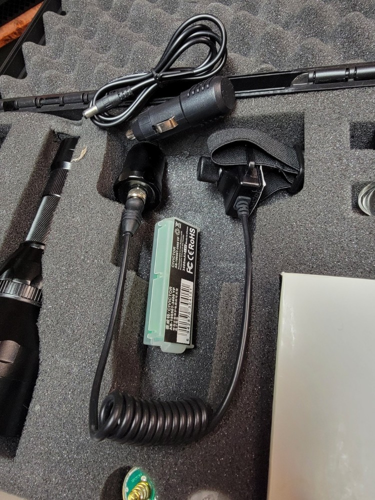 Wicked Lights W403iC Deluxe Night Hunting Light PARTIAL KIT READ DESCRIPTION